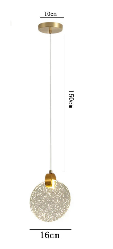 Luminaire Suspension cristal doré élégant – Référence : Isolde4732-ILLUMEEN.COM