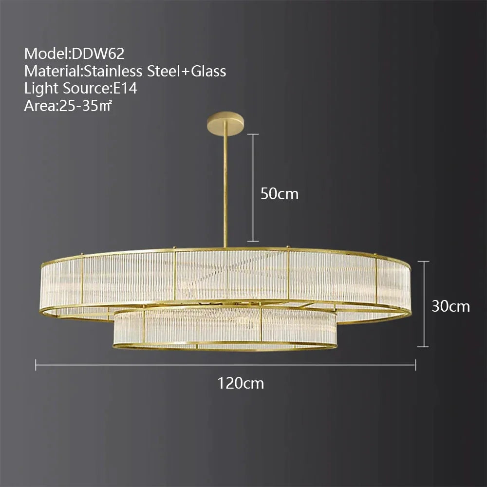 Luminaire Suspension design loft en acier inoxydable – Référence : Maelis4723-ILLUMEEN.COM