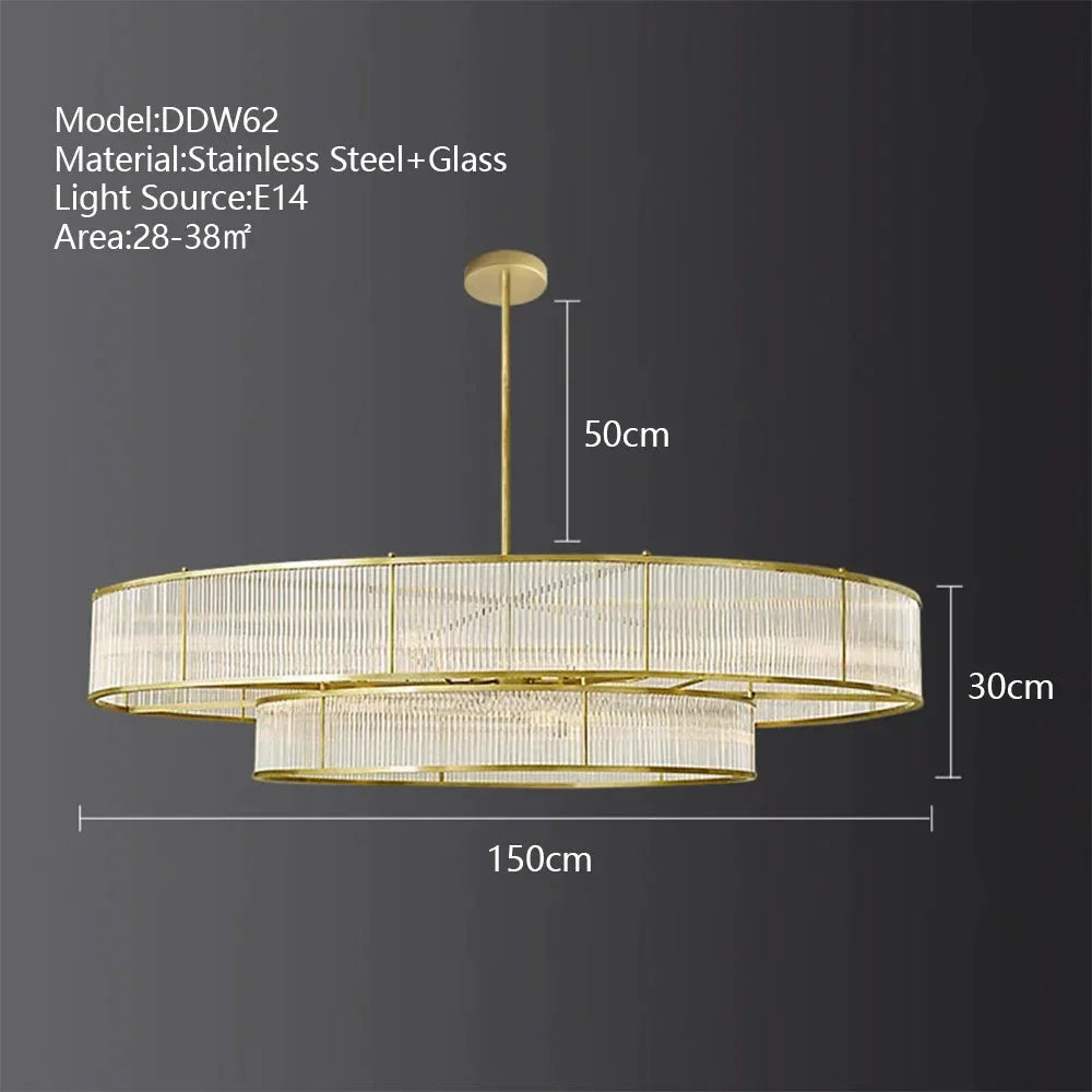 Luminaire Suspension design loft en acier inoxydable – Référence : Maelis4723-ILLUMEEN.COM