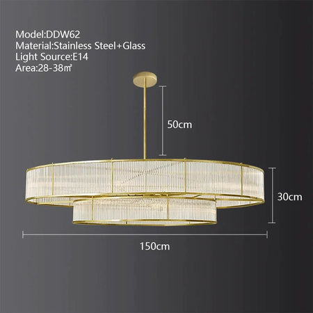Luminaire Suspension design loft en acier inoxydable – Référence : Maelis4723-ILLUMEEN.COM