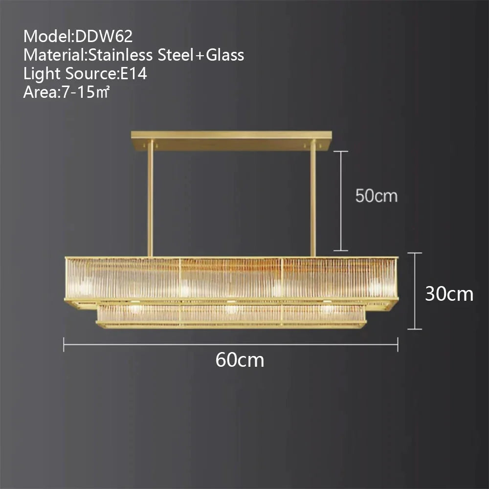 Luminaire Suspension design loft en acier inoxydable – Référence : Maelis4723-ILLUMEEN.COM