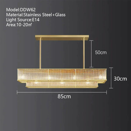 Luminaire Suspension design loft en acier inoxydable – Référence : Maelis4723-ILLUMEEN.COM