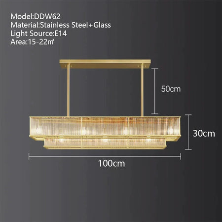 Luminaire Suspension design loft en acier inoxydable – Référence : Maelis4723-ILLUMEEN.COM