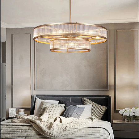 Luminaire Suspension design loft en acier inoxydable – Référence : Maelis4723-ILLUMEEN.COM