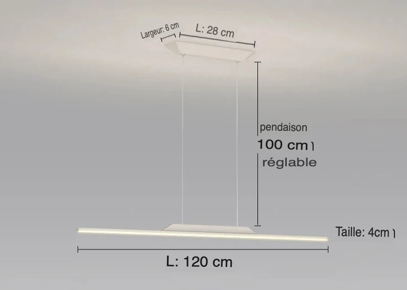 Luminaire Suspension design minimaliste – Référence : Alvyn5823-ILLUMEEN.COM