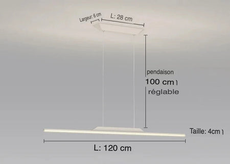 Luminaire Suspension design minimaliste – Référence : Alvyn5823-ILLUMEEN.COM