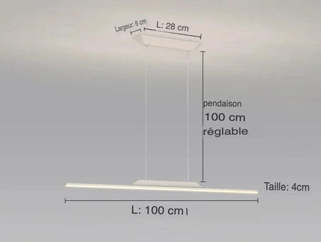 Luminaire Suspension design minimaliste – Référence : Alvyn5823-ILLUMEEN.COM