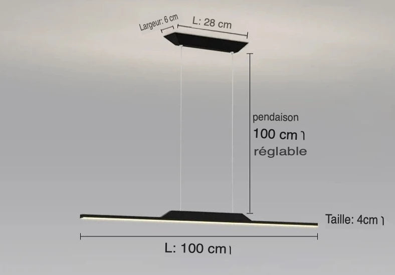 Luminaire Suspension design minimaliste – Référence : Alvyn5823-ILLUMEEN.COM