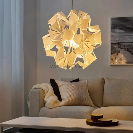 Luminaire Suspension design floral rétractable – Référence : Marisol4829-ILLUMEEN.COM