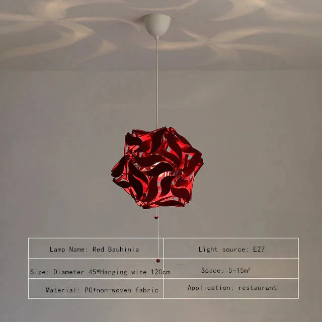 Luminaire Suspension design floral rétractable – Référence : Marisol4829-ILLUMEEN.COM