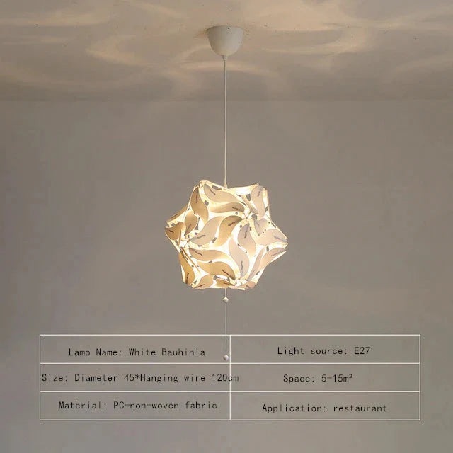 Luminaire Suspension design floral rétractable – Référence : Marisol4829-ILLUMEEN.COM