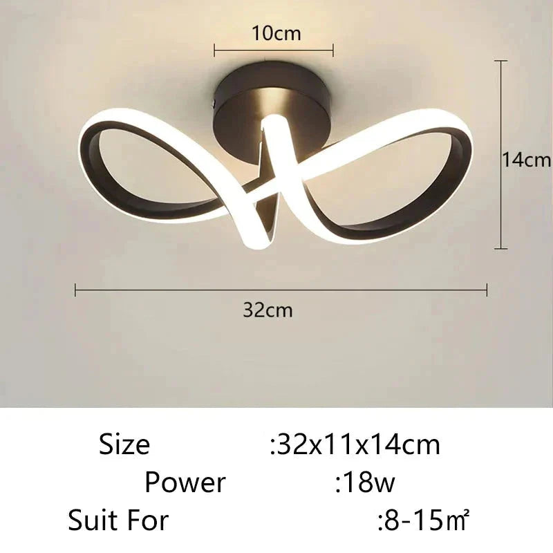 Luminaire Plafonnier anneaux lumineux élégants – Référence : Elowen5632-ILLUMEEN.COM