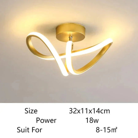 Luminaire Plafonnier anneaux lumineux élégants – Référence : Elowen5632-ILLUMEEN.COM
