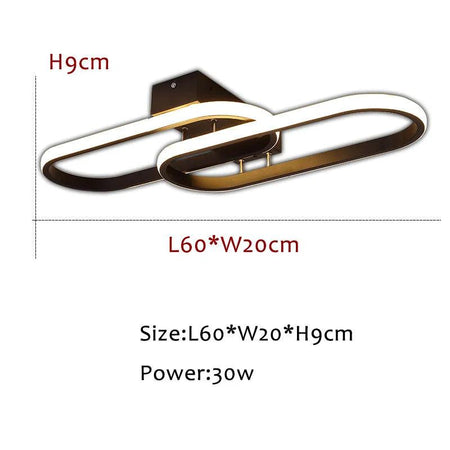 Luminaire Plafonnier cadre esthétique lumineux et raffiné – Référence : Elowen5834-ILLUMEEN.COM