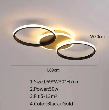 Luminaire Plafonnier cadre esthétique lumineux et raffiné – Référence : Elowen5834-ILLUMEEN.COM