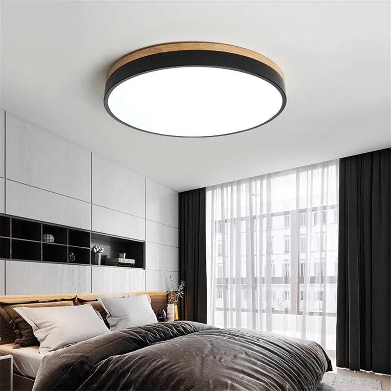 Luminaire Plafonnier design élégant en bois – Référence : Maelis4829-ILLUMEEN.COM