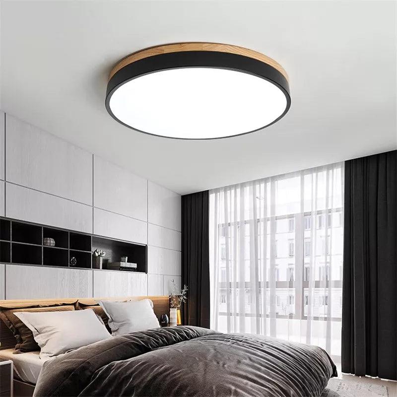 Luminaire Plafonnier design élégant en bois – Référence : Maelis4829-ILLUMEEN.COM