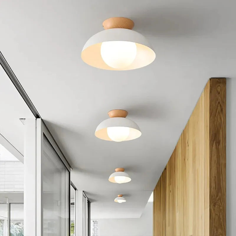 Luminaire Plafonnier design élégant en bois et métal – Référence : Maelis4723-ILLUMEEN.COM