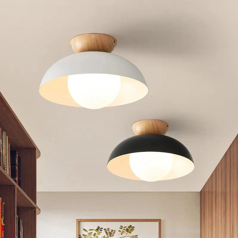 Luminaire Plafonnier design élégant en bois et métal – Référence : Maelis4723-ILLUMEEN.COM