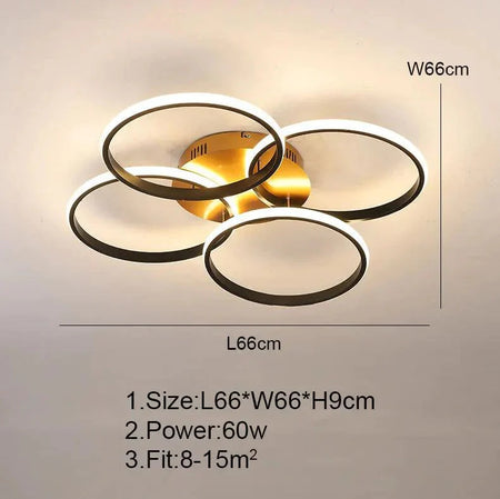 Luminaire Plafonnier design élégant – Référence : Maëlis4823-ILLUMEEN.COM