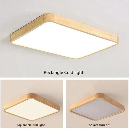Luminaire Plafonnier design élégant en bois et fer – Référence : Thorian4832-ILLUMEEN.COM