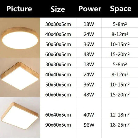 Luminaire Plafonnier design élégant en bois et fer – Référence : Thorian4832-ILLUMEEN.COM