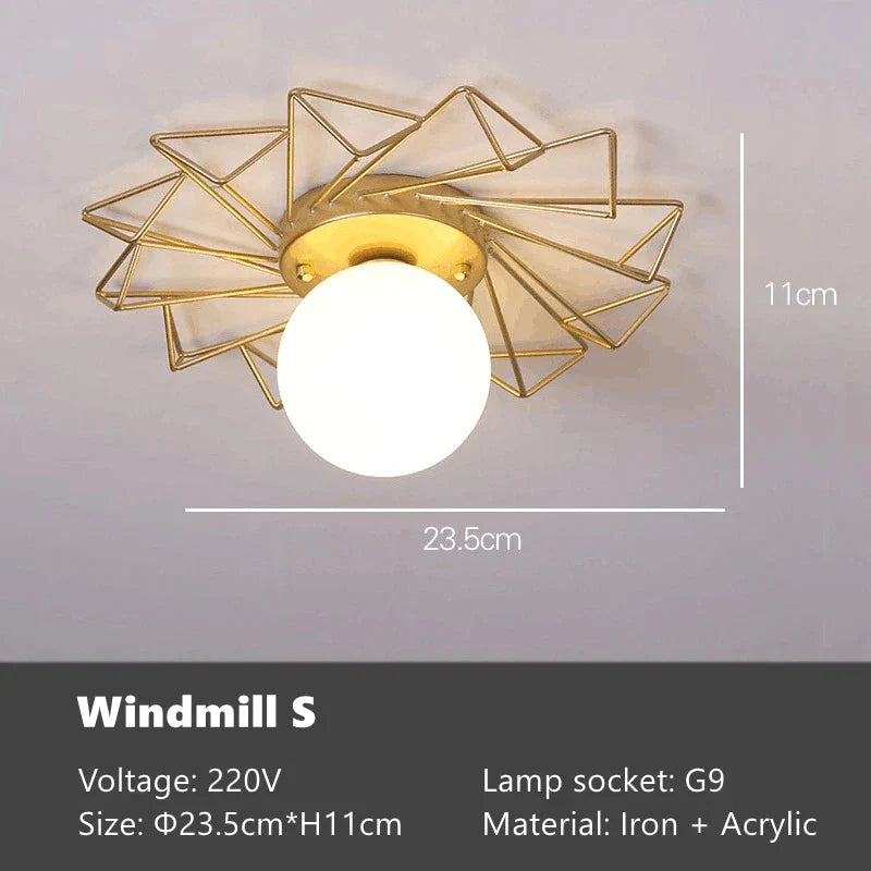 Luminaire Plafonnier style nordique élégant – Référence : Elowen4832-ILLUMEEN.COM