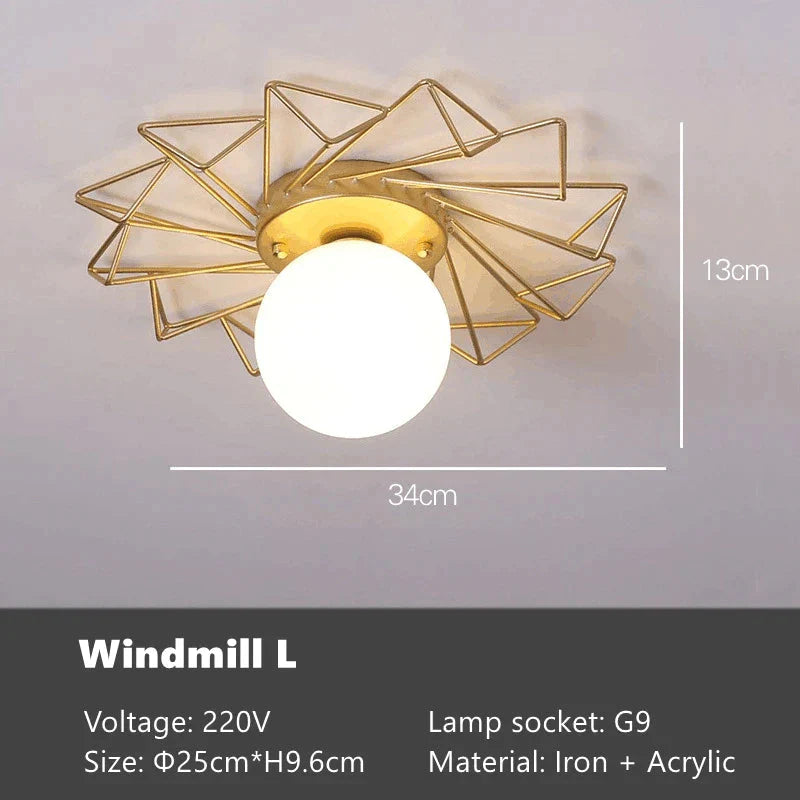 Luminaire Plafonnier style nordique élégant – Référence : Elowen4832-ILLUMEEN.COM