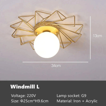 Luminaire Plafonnier style nordique élégant – Référence : Elowen4832-ILLUMEEN.COM