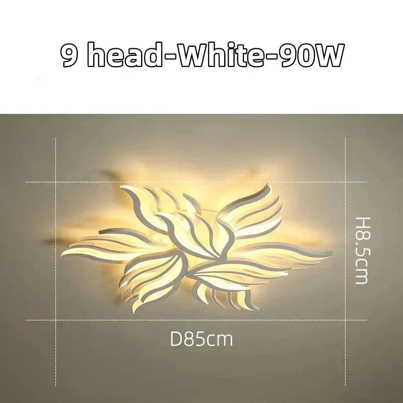 Luminaire Plafonnier lumière LED florale élégante – Référence : Nélio4731-ILLUMEEN.COM