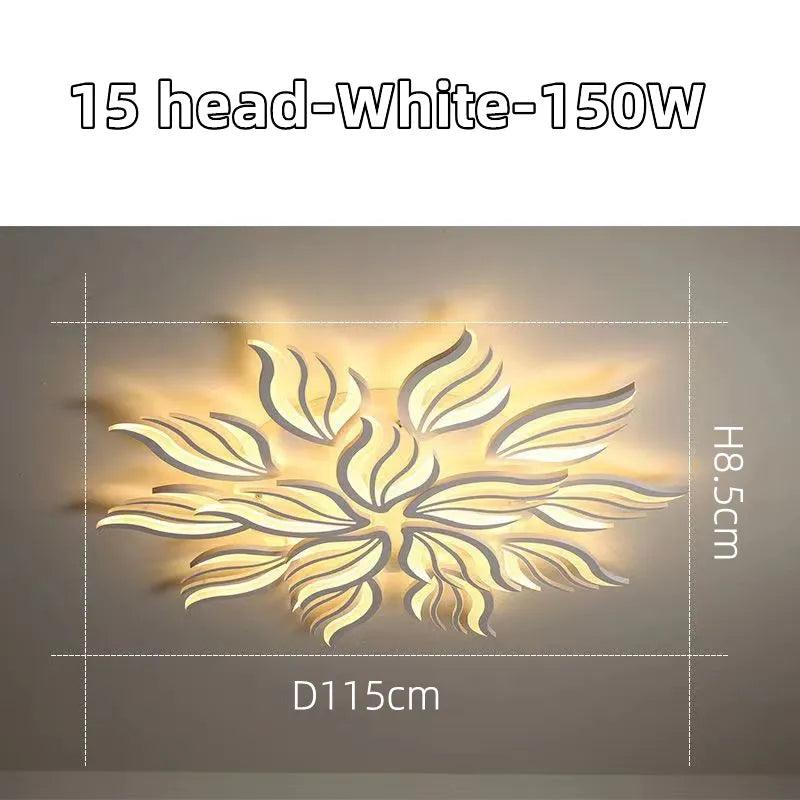 Luminaire Plafonnier lumière LED florale élégante – Référence : Nélio4731-ILLUMEEN.COM