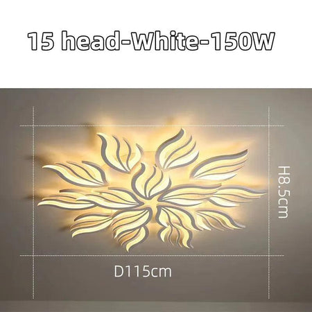 Luminaire Plafonnier lumière LED florale élégante – Référence : Nélio4731-ILLUMEEN.COM