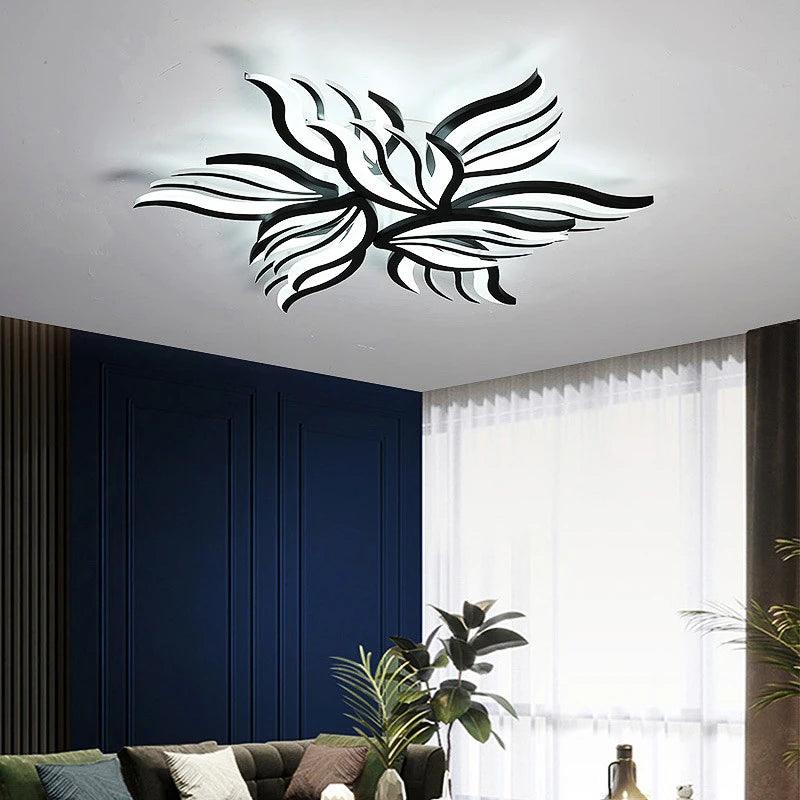 Luminaire Plafonnier lumière LED florale élégante – Référence : Nélio4731-ILLUMEEN.COM