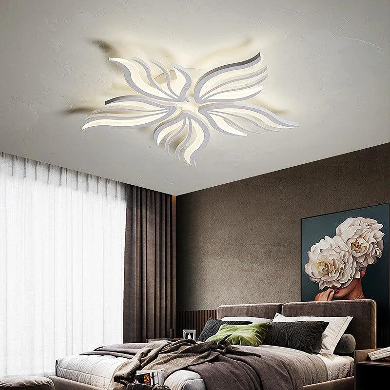 Luminaire Plafonnier lumière LED florale élégante – Référence : Nélio4731-ILLUMEEN.COM