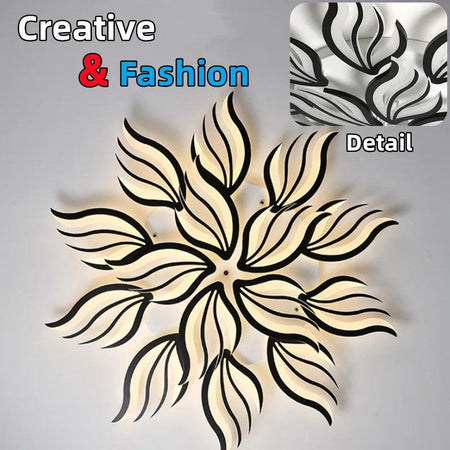 Luminaire Plafonnier lumière LED florale élégante – Référence : Nélio4731-ILLUMEEN.COM