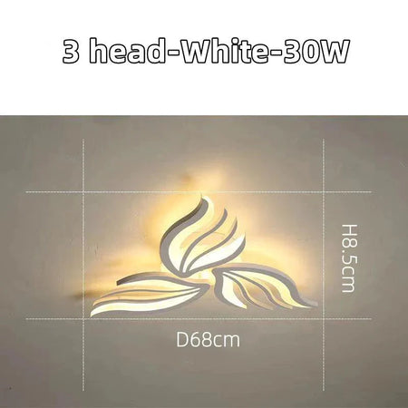 Luminaire Plafonnier lumière LED florale élégante – Référence : Nélio4731-ILLUMEEN.COM