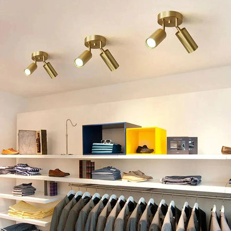 Luminaire Plafonnier finition laiton plaqué – Référence : Naelia2345-ILLUMEEN.COM