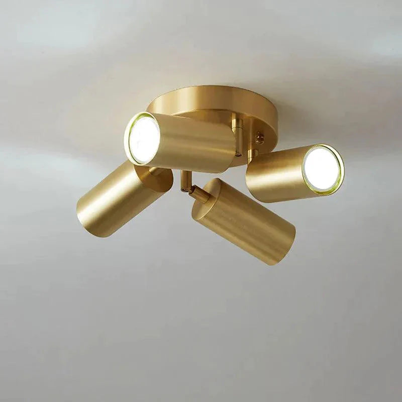 Luminaire Plafonnier finition laiton plaqué – Référence : Naelia2345-ILLUMEEN.COM