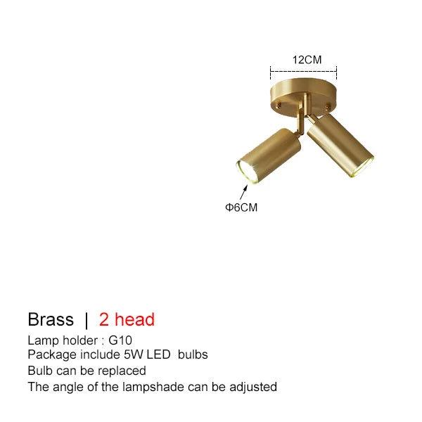 Luminaire Plafonnier finition laiton plaqué – Référence : Naelia2345-ILLUMEEN.COM