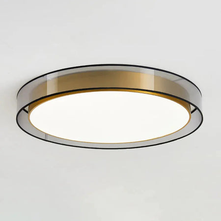 Luminaire Plafonnier cercle doré élégant – Référence : Naël4532-ILLUMEEN.COM