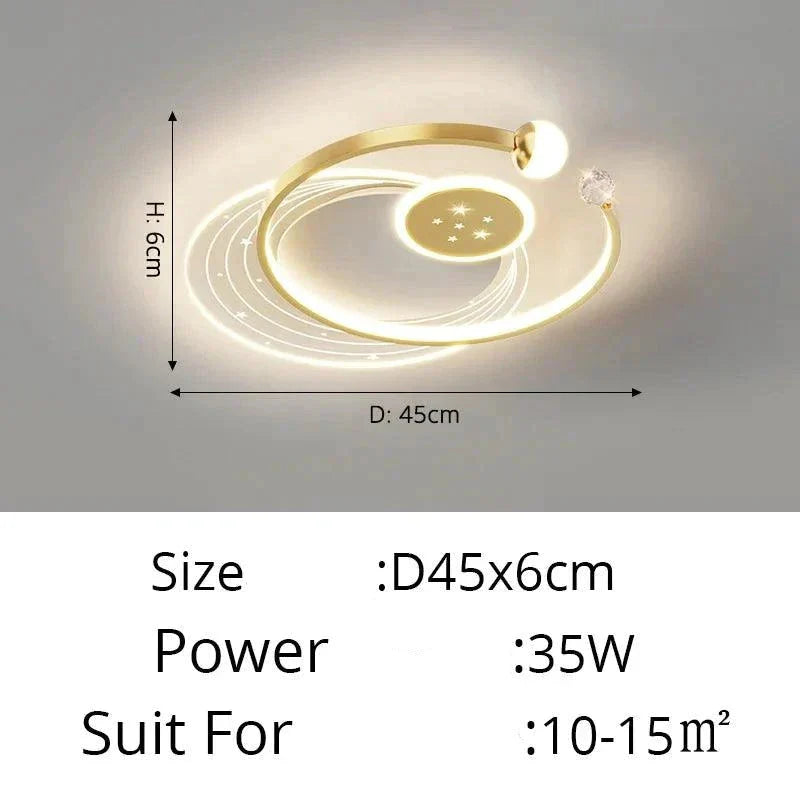 Luminaire Plafonnier design circulaire chic – Référence : Maelis4820-ILLUMEEN.COM