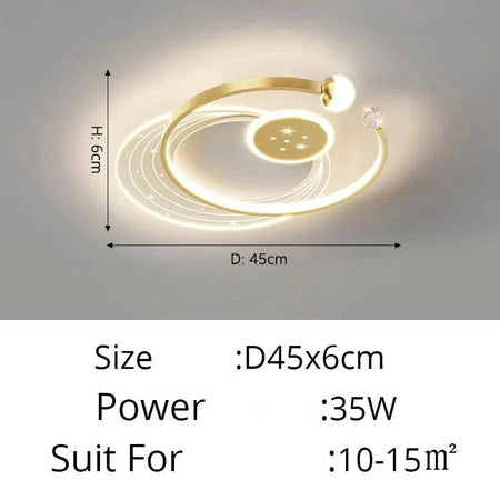 Luminaire Plafonnier design circulaire chic – Référence : Maelis4820-ILLUMEEN.COM