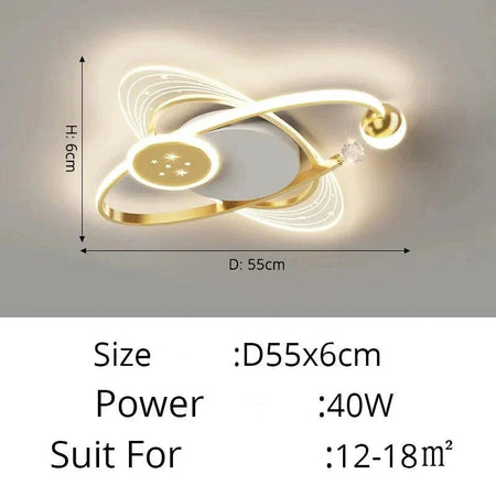 Luminaire Plafonnier design circulaire chic – Référence : Maelis4820-ILLUMEEN.COM