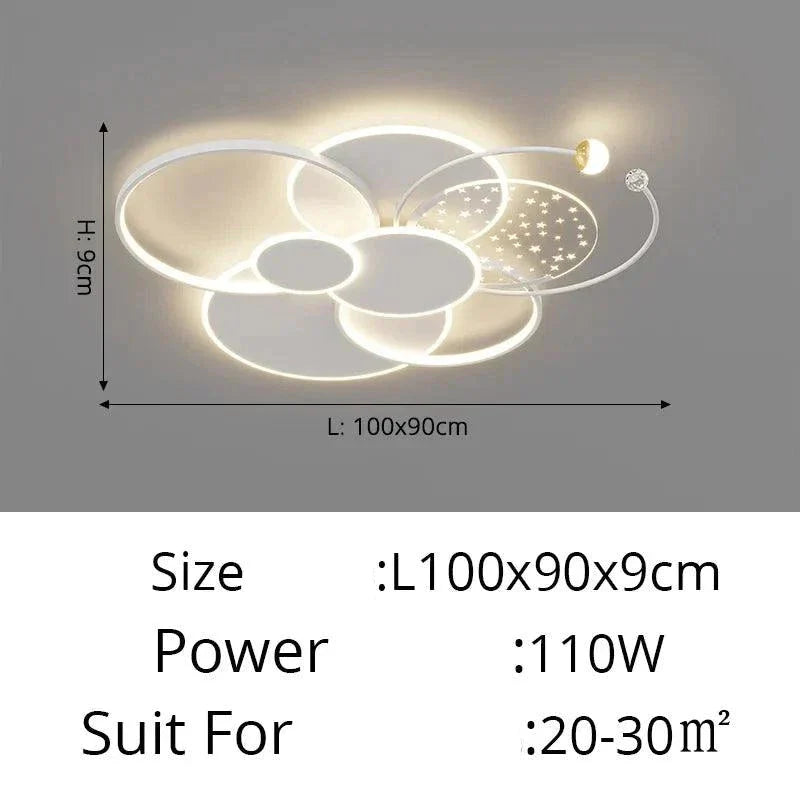 Luminaire Plafonnier design circulaire chic – Référence : Maelis4820-ILLUMEEN.COM