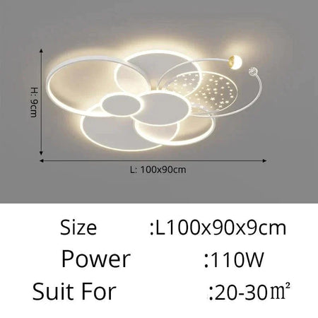 Luminaire Plafonnier design circulaire chic – Référence : Maelis4820-ILLUMEEN.COM