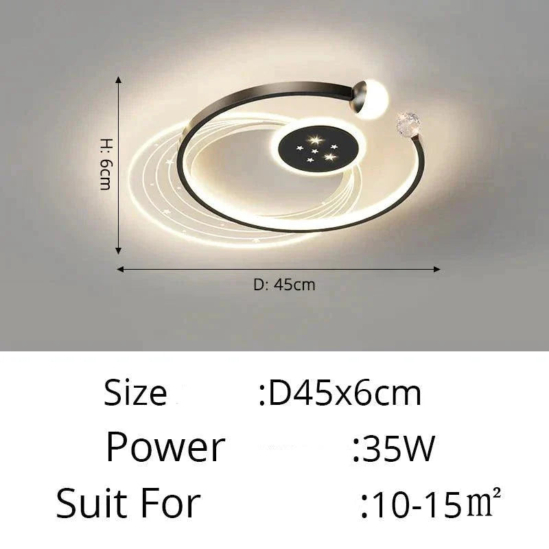 Luminaire Plafonnier design circulaire chic – Référence : Maelis4820-ILLUMEEN.COM