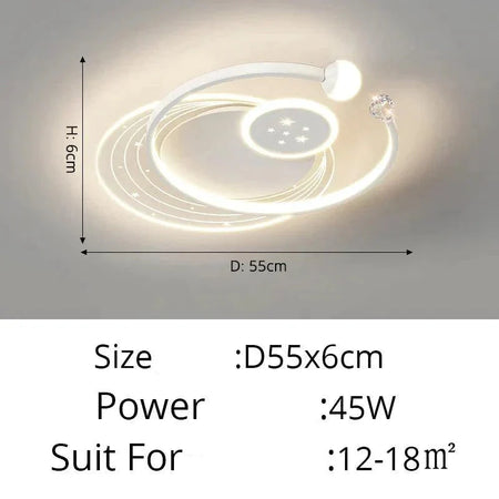 Luminaire Plafonnier design circulaire chic – Référence : Maelis4820-ILLUMEEN.COM