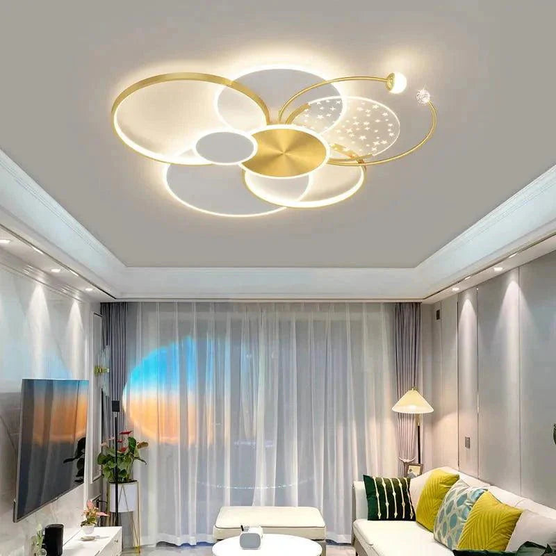 Luminaire Plafonnier design circulaire chic – Référence : Maelis4820-ILLUMEEN.COM