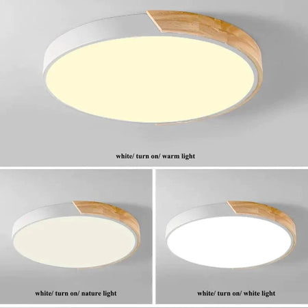 Luminaire Plafonnier design géométrique en bois – Référence : Roméo4628-ILLUMEEN.COM