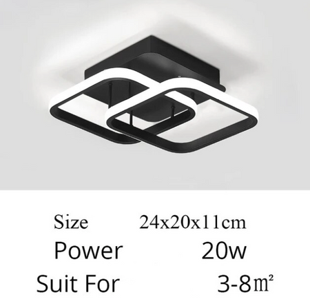 Luminaire Plafonnier design élégant carré – Référence : Marlon4567-ILLUMEEN.COM